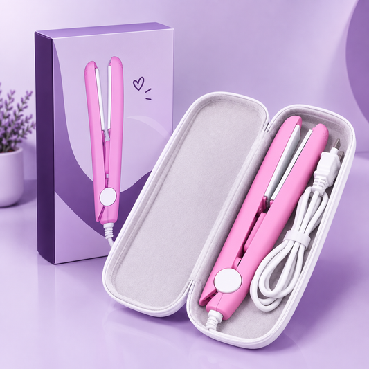 Plancha Mini de Viaje para Cabello